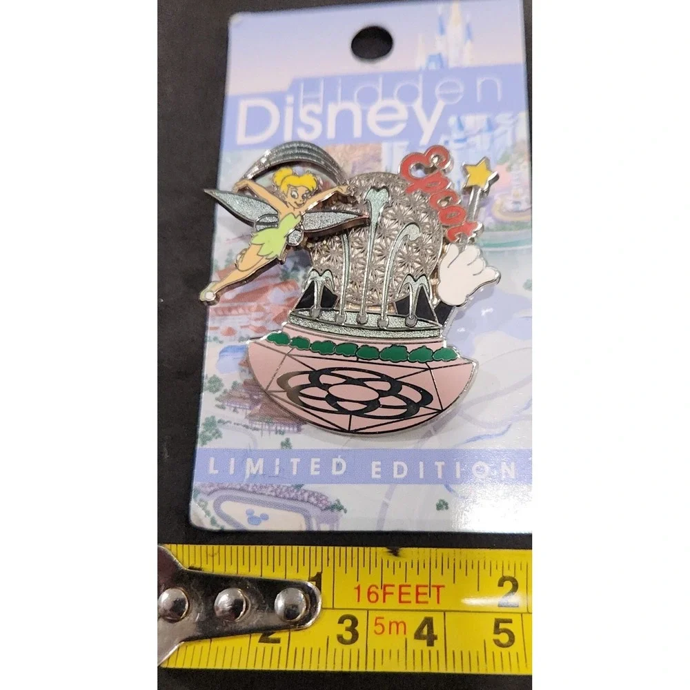 Disney‎ Trading Pin Tinker Bell Epcot Center Hidden LE 2500 Original Card 00001